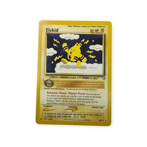 Vintage 90s Neo Genesis Elekid 22/111 Pokemon Trading Card